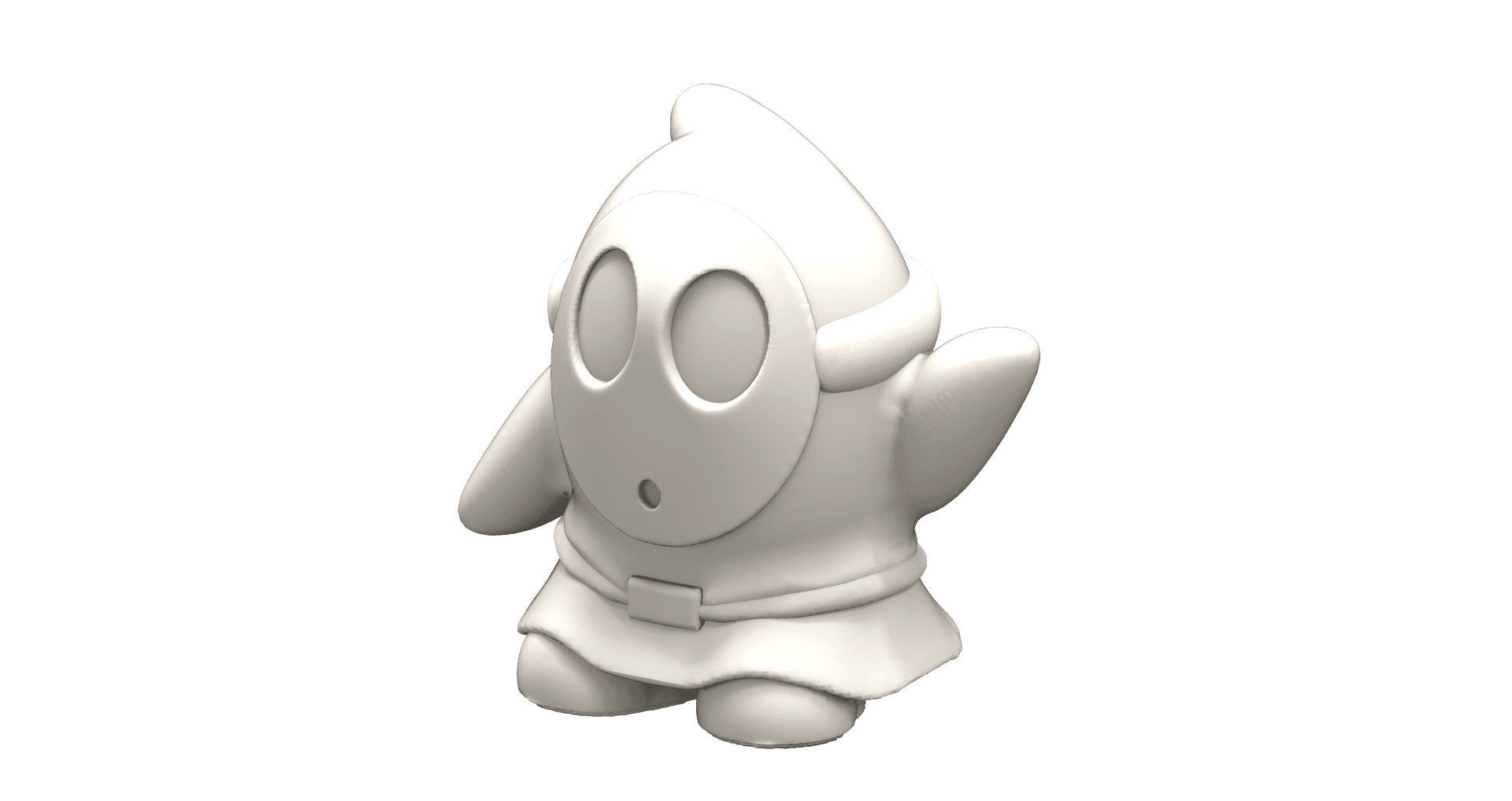 Shy Guy - Mario fan art 3d model