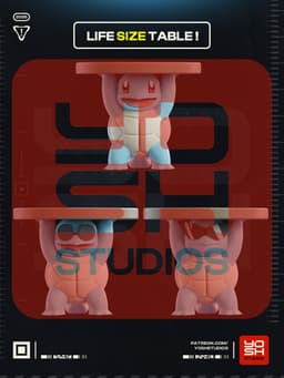 Life Size #007 Table 3D Printer STL file 3d model