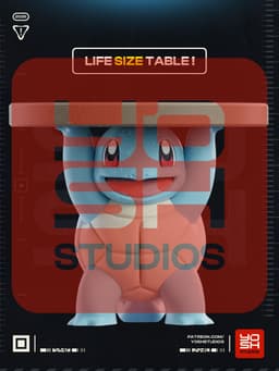 Life Size #007 Table 3D Printer STL file 3d model