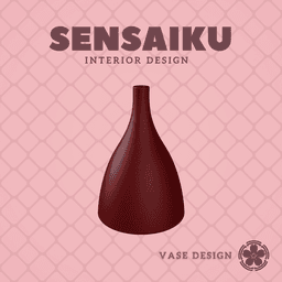 286. Cylinder 286 - Conical Flask Vase Custom Vase Design - Ikebana Home Decoration 3d model