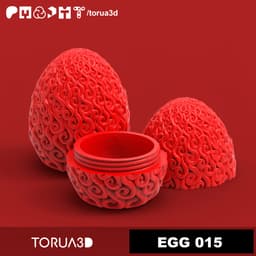 Dragon egg 015 - Print in place - No supports - STL 3d model