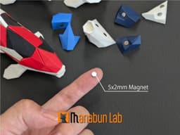 Low Poly Koi Magnet Puzzle (No supports, no AMS) 3d model