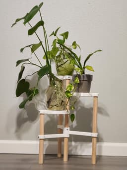 Tri-Pot Plant Stand 3d model