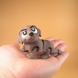 Flexi Articulated Troublemaker Little Labrador 3d model