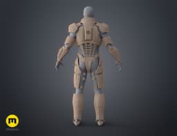 N7 Male Shepard Armor - Mass Effect 3d model