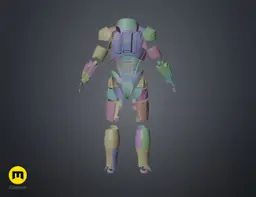 N7 Male Shepard Armor - Mass Effect 3d model