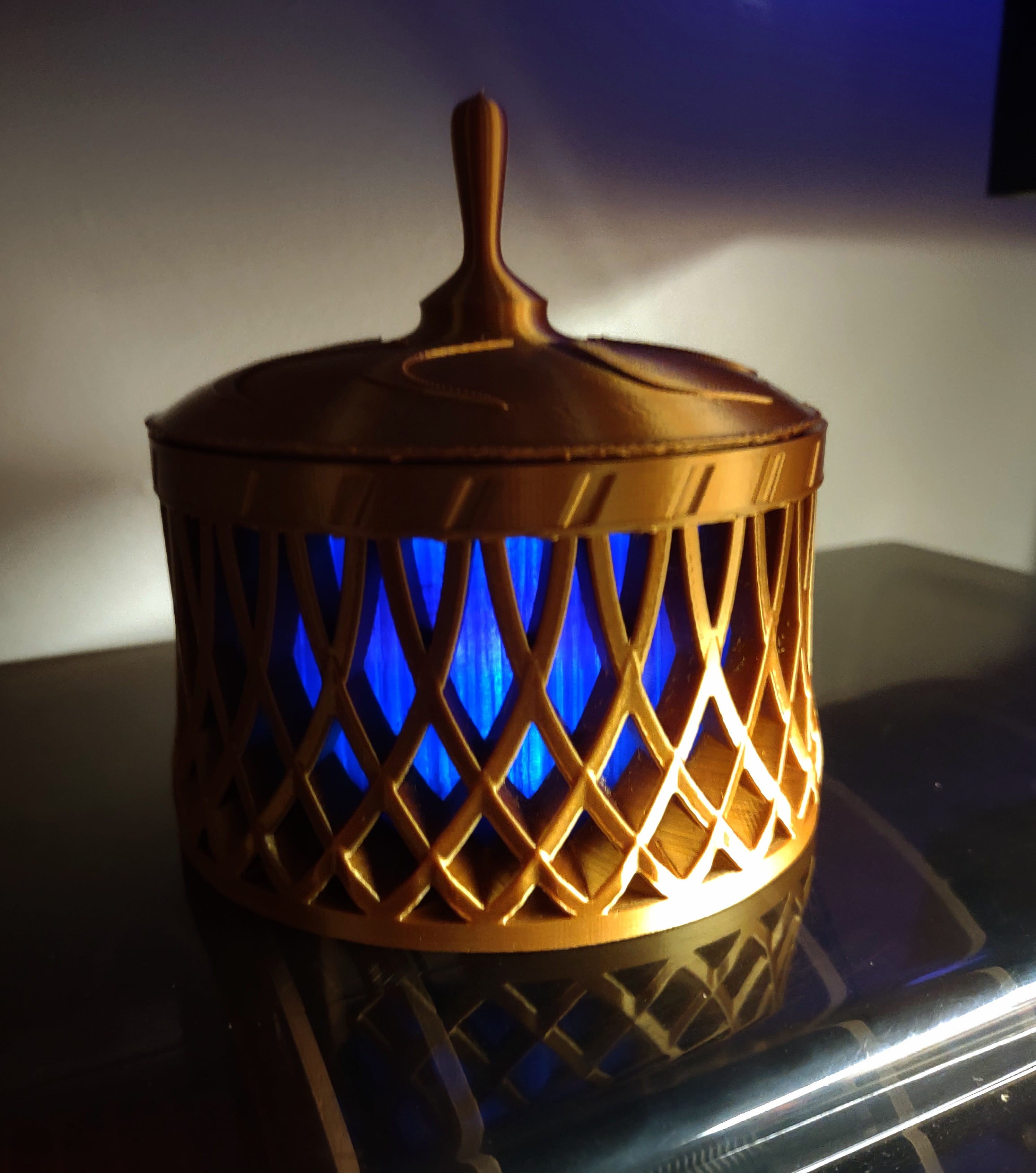 17th Century Ornate Baroque Regency Container 3d model