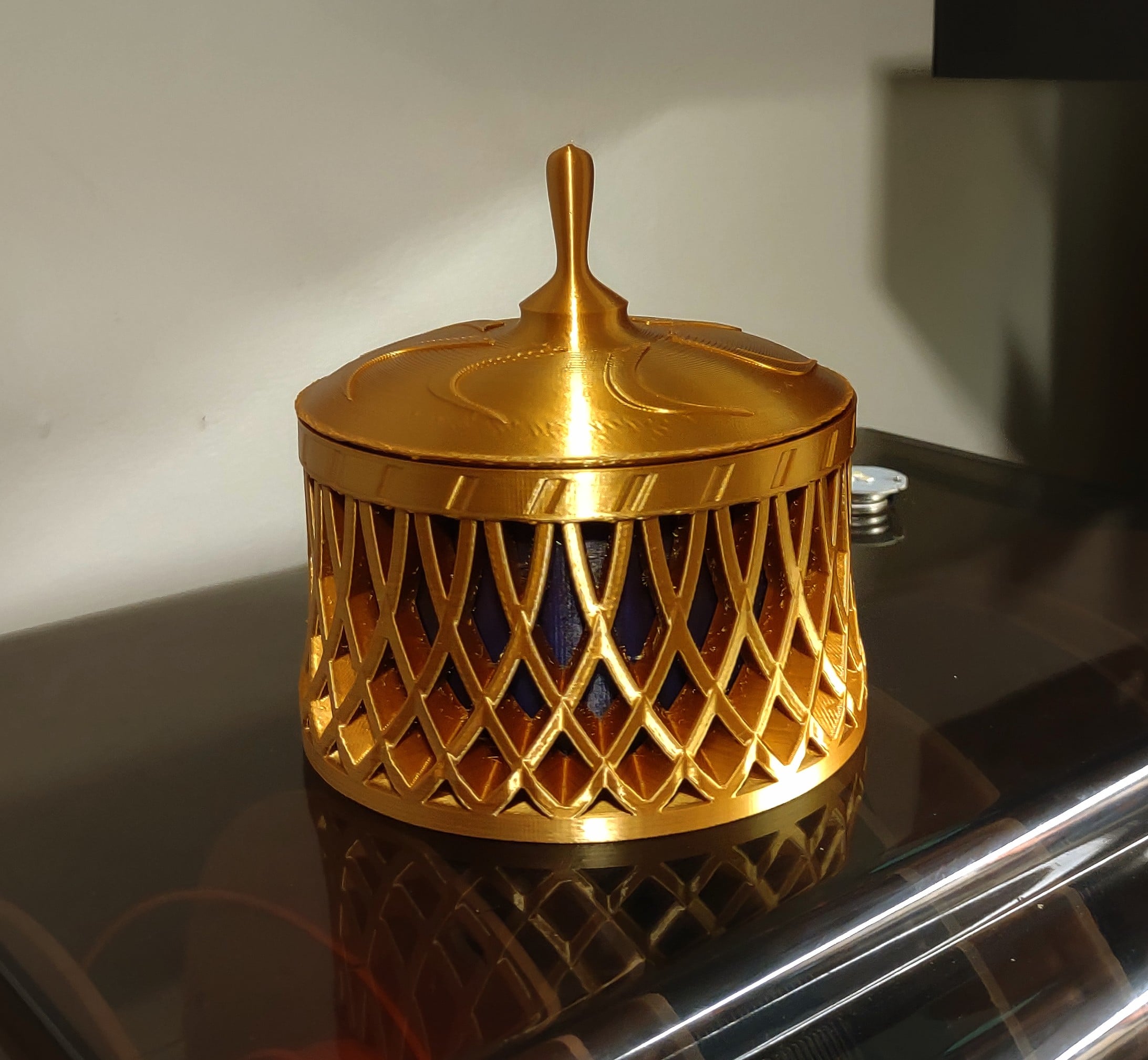 17th Century Ornate Baroque Regency Container 3d model