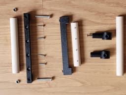 Wood Handles - M4 3d model