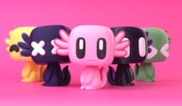COOBO Axolotl 3d model