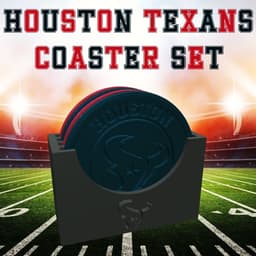 Houston Texans Coaster Set (NFL) 3d model
