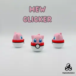 Mew Fidget Clicker 3d model