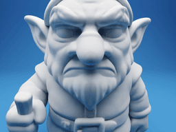 Grumpy Goblin Gnome – 3D Printable Miniature for Garden or Tabletop 3d model