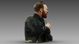 van Gogh 3d model