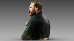 van Gogh 3d model