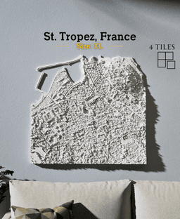 St. Tropez, France - S, M, L & XL 3d model