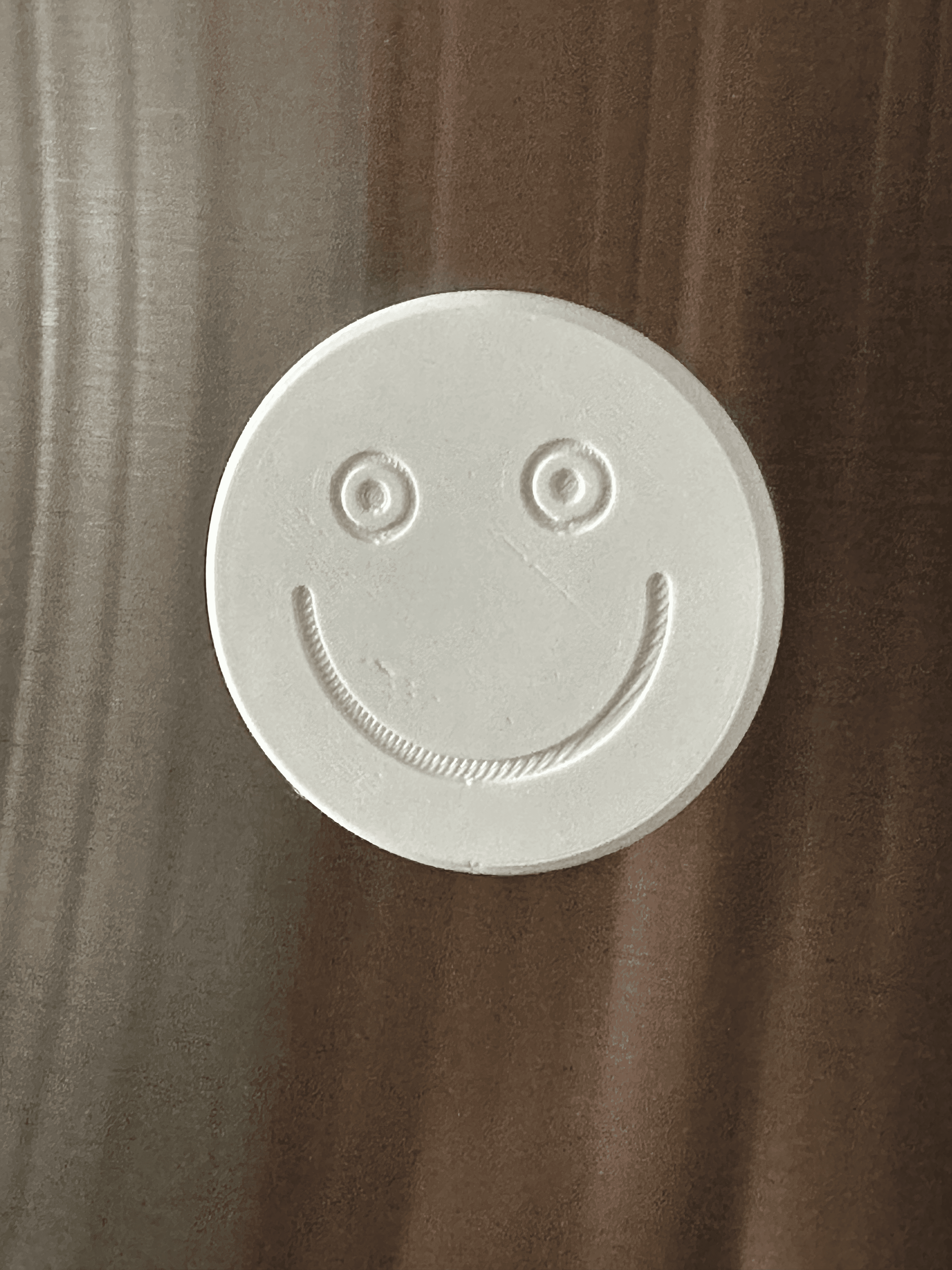 Smiley Face Fridge Magnet 3d model