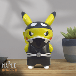 Pikachu Villain Costume - Team Skull- Pokemon 3d model
