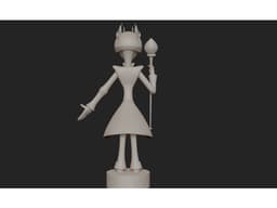 Hazbin Hotel- Alastor 3d model