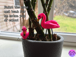 Miniature Flamingo 3d model