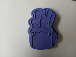 Christmas Mug Buddy 3 Cookie Cutter 3d model