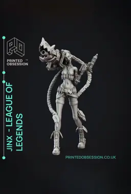 Jinx - Arcane - League of Legends - Fan Art 3d model