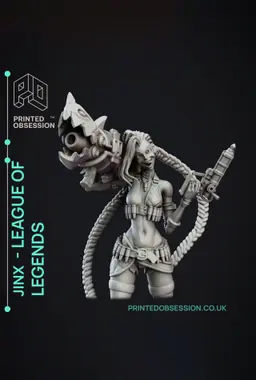 Jinx - Arcane - League of Legends - Fan Art 3d model