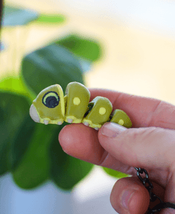 Crawly Caterpillar Articulated Fidget Caterpillar - Keychain - Magnet - Ludo 3D Printed Flexi 3d model