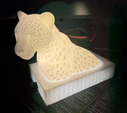 Leopard Lithophane 3d model