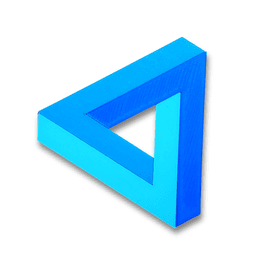 impossible triangle puzzle penrose triangle SUPER FAST EASY PRINT Dopamine Decor 3d model