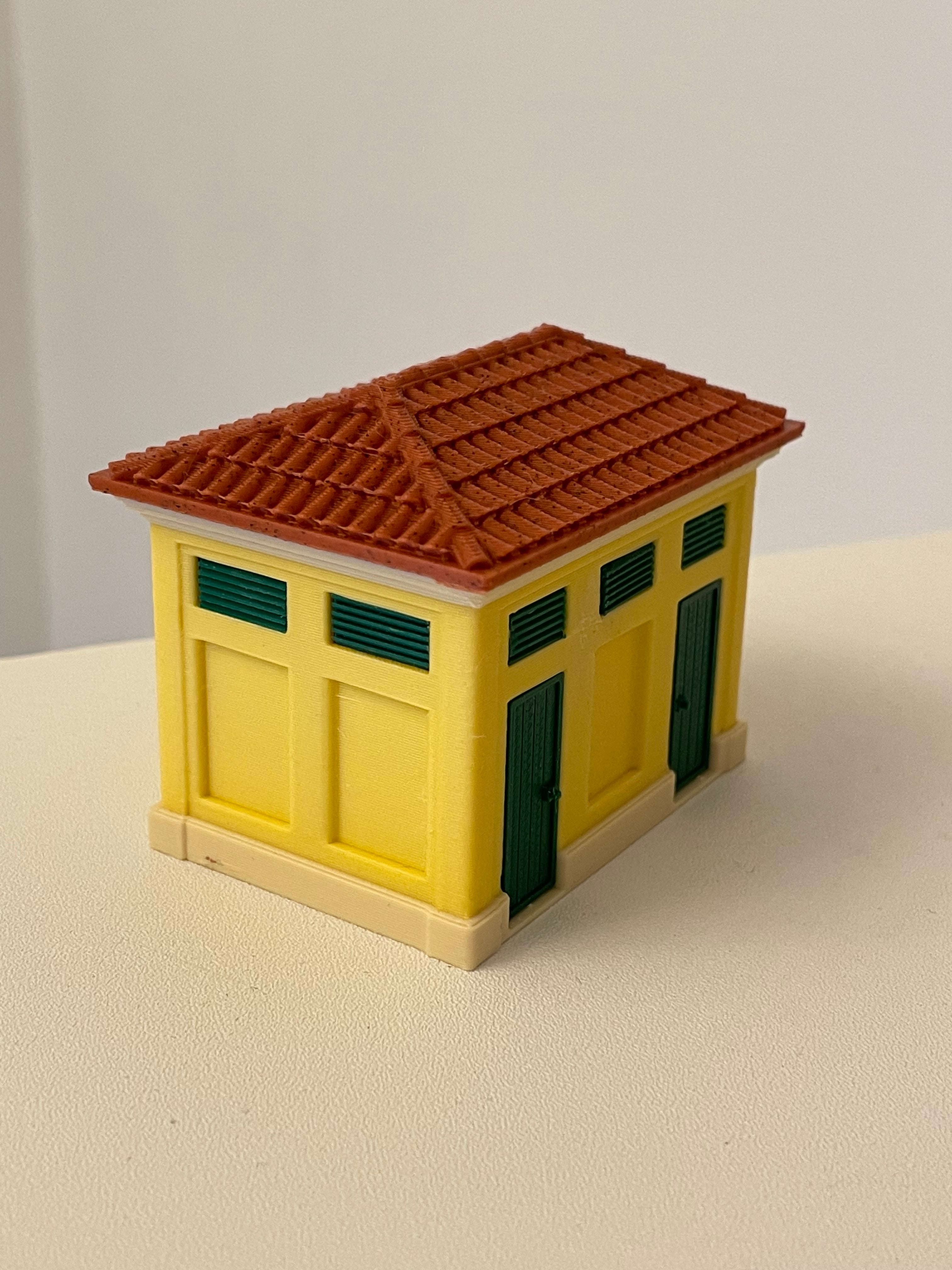 HO Scale - Gabinetti Building 3d model