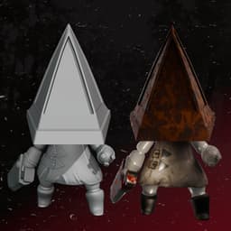 Astro Pyramid Head Silent Hill 2 / Impractical Butcher from Astro Bot / Astro's PlayRoom | PS5 3d model