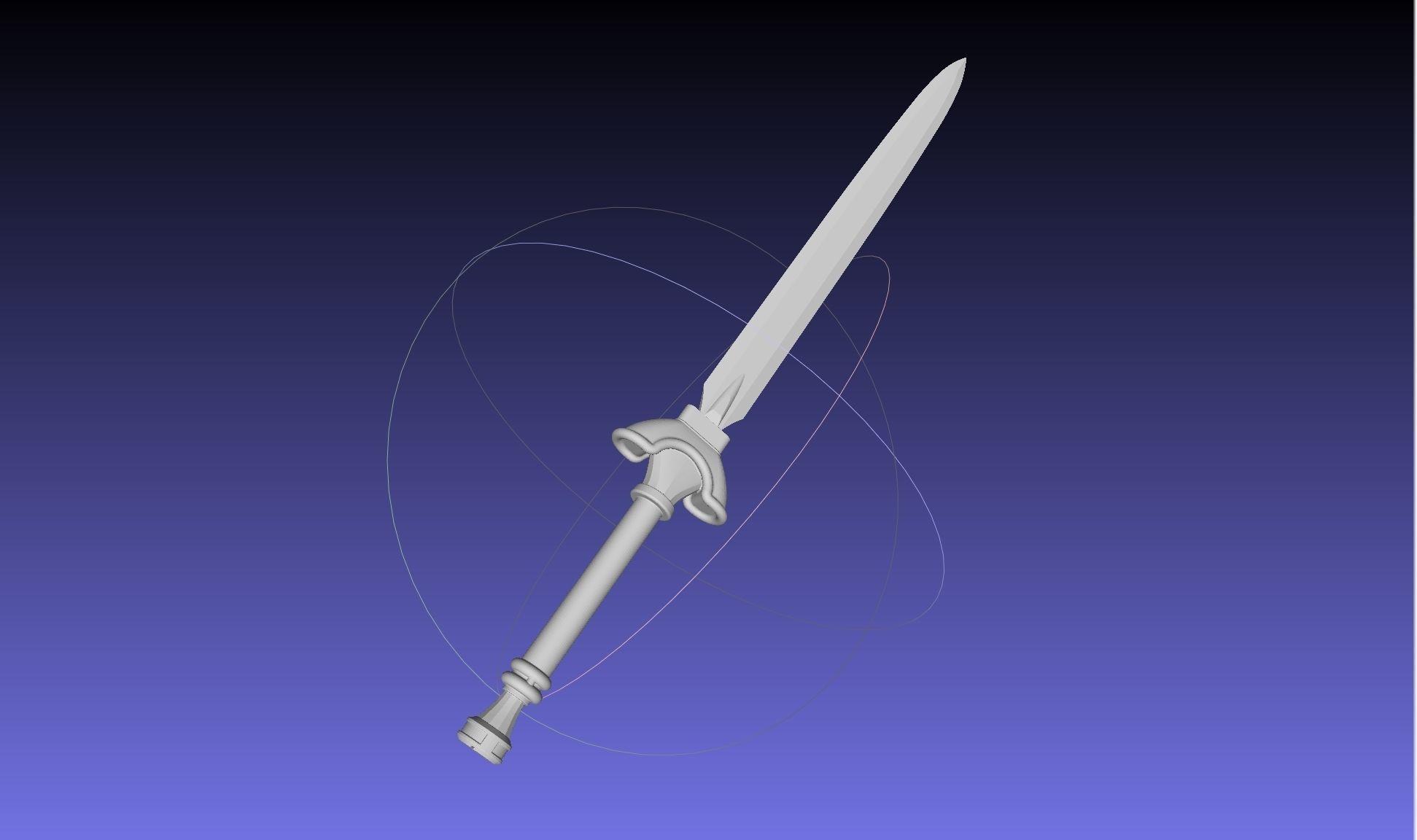 Shield Hero Raphtalia Sword Assembly 3d model