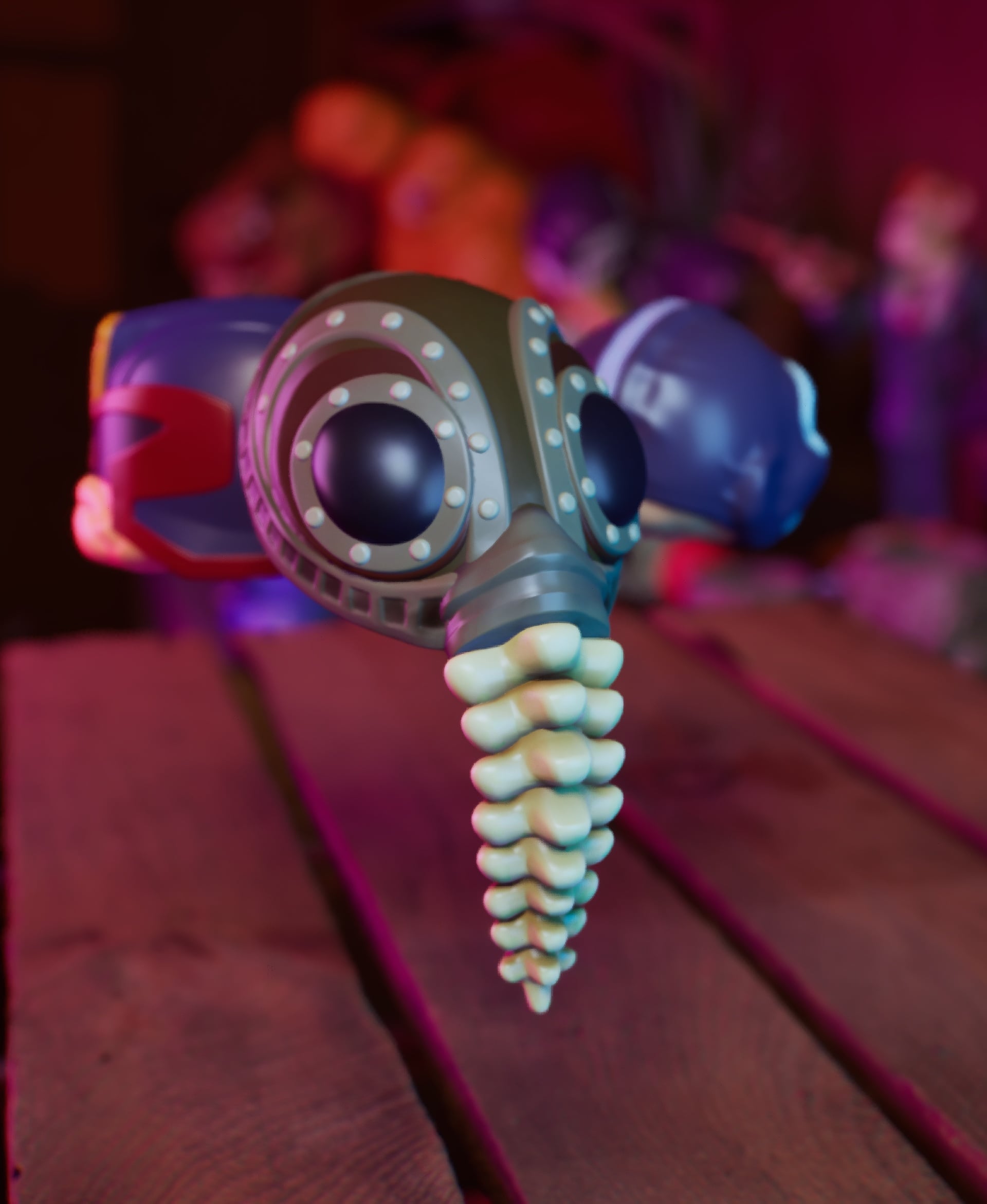 Li'l Sandman Head - #MASKtober 3d model