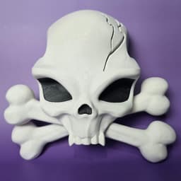 Alien Skull Wall Art 3d model