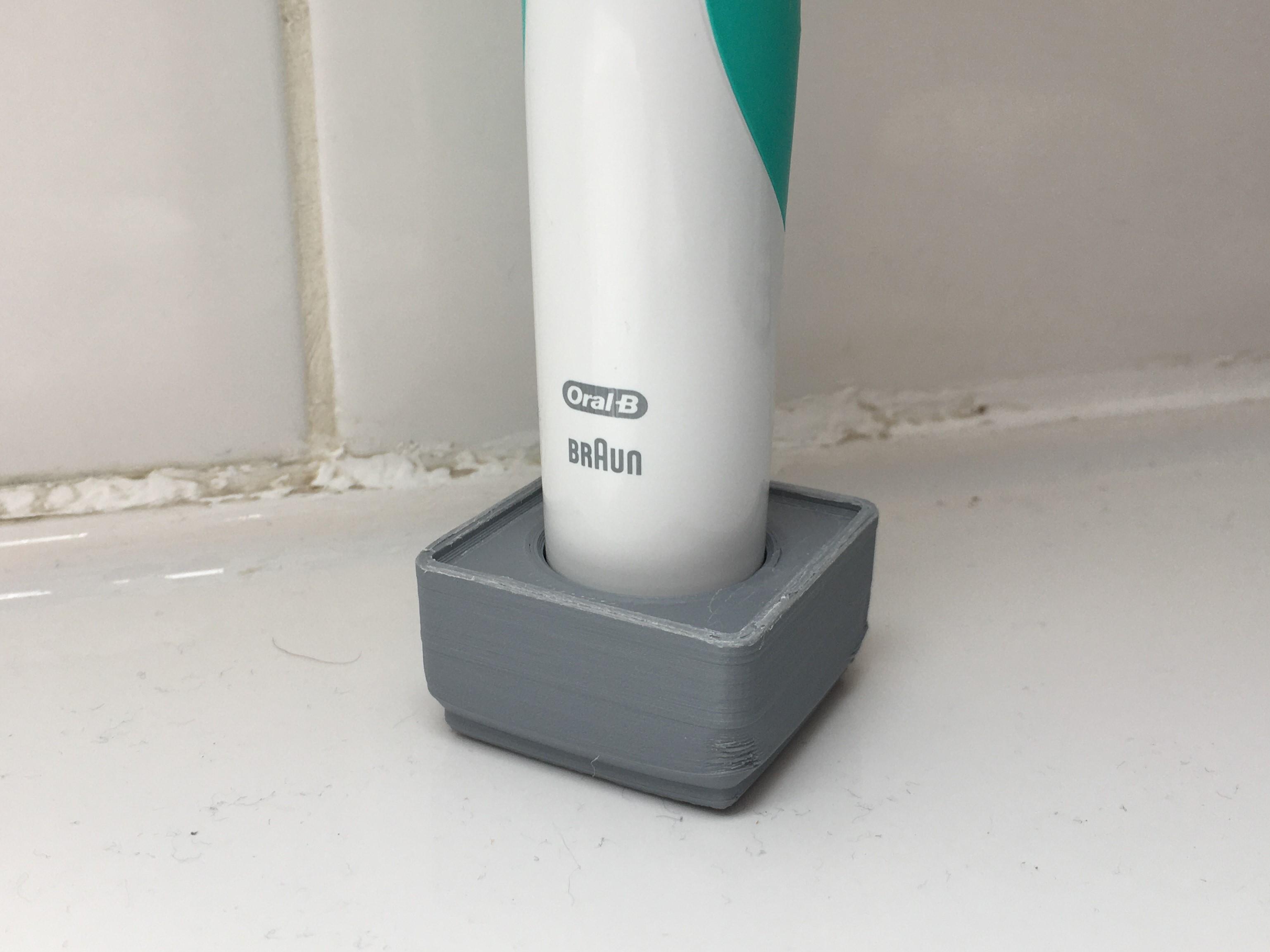 Gridfinity Bathroom Electric Toothbrush Holder 3d model