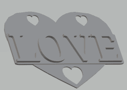 FHW: Love Sign Kit 3d model