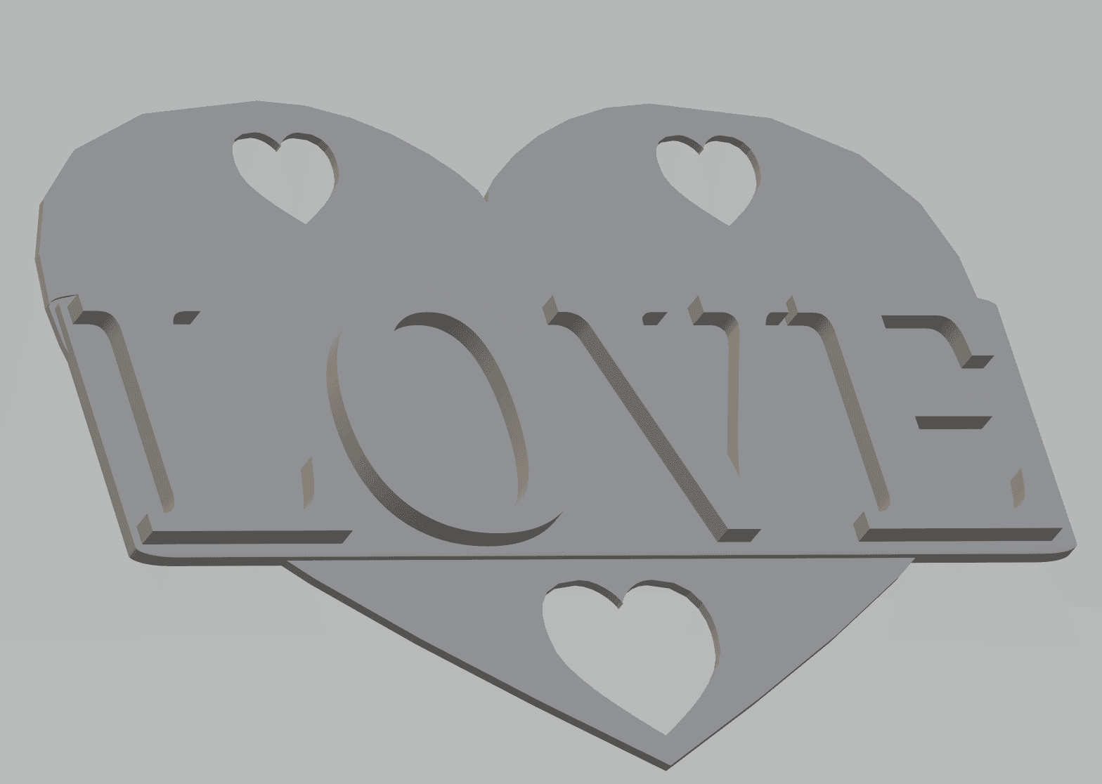 FHW: Love Sign Kit 3d model