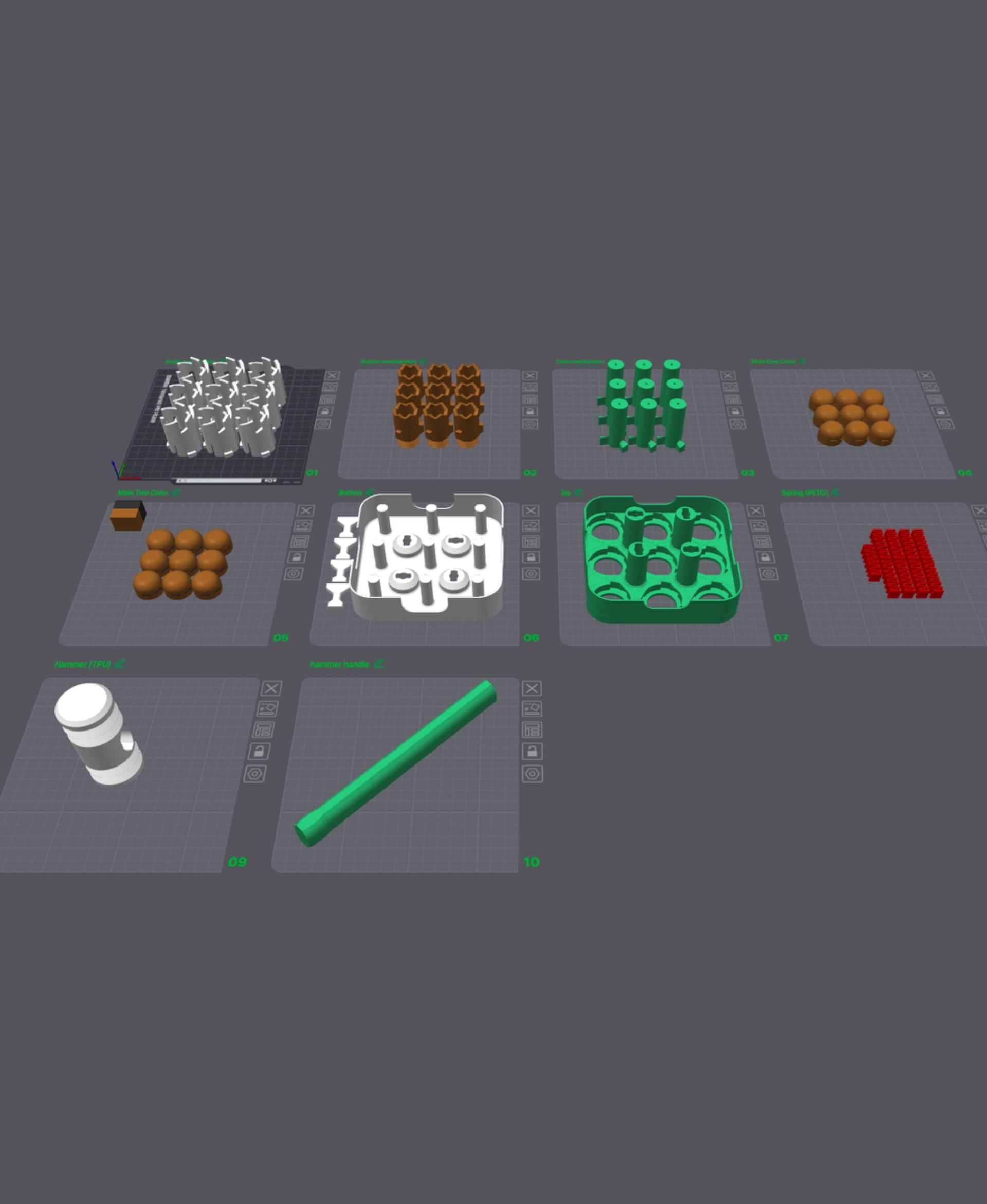 Speed Mole Game 3d model