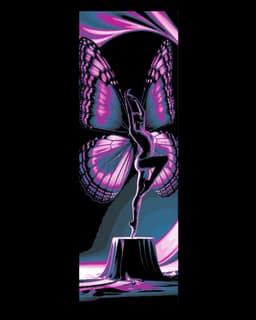 The radiance of the Butterfly Fairy - Set of bookmarks 3d model