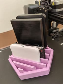 Interchangeable Hex Desk Organizers 3d model