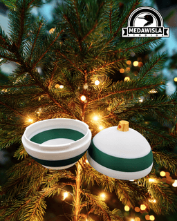 3D Printable Christmas Ornament with 2 Stripes 3d model