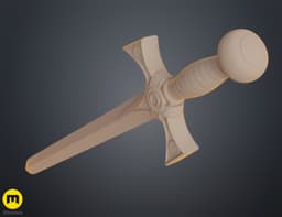 Xena Warrior Princess sword 3d model