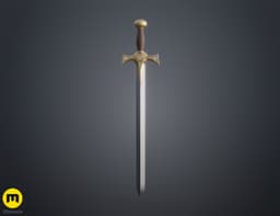 Xena Warrior Princess sword 3d model