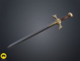 Xena Warrior Princess sword 3d model