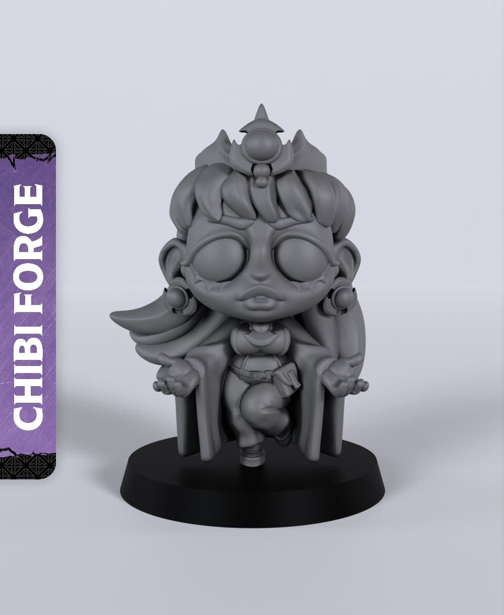 Female Human Cleric - With Free Dragon - 5e DnD Inspired for RPG and Wargamers 3d model
