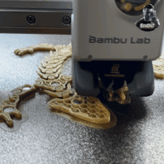Glorious Wyvern - Articulated - Print in Place - magnetic 3d model