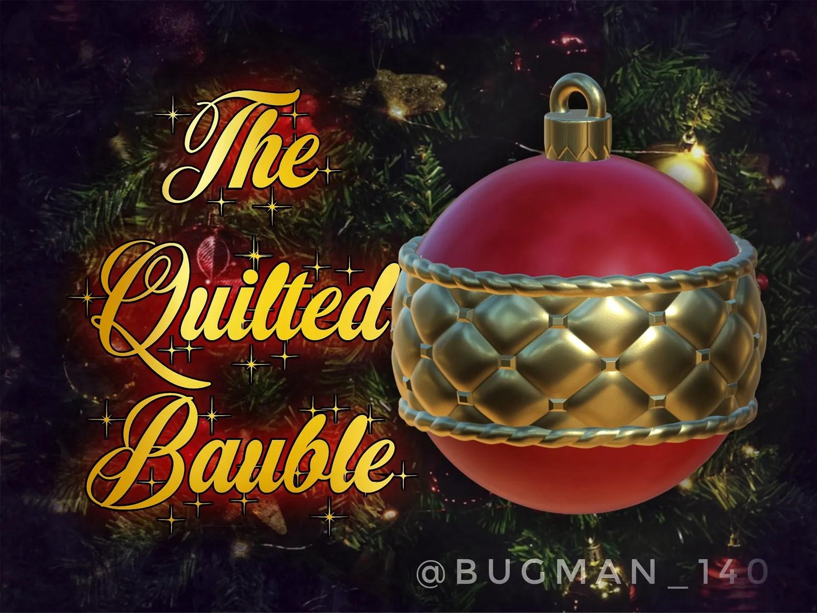 The Quilted Bauble 3d model
