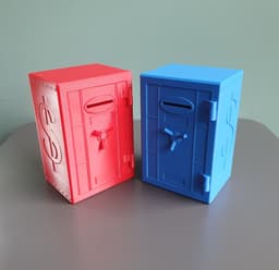 Unopenable Piggybank Safe 3d model