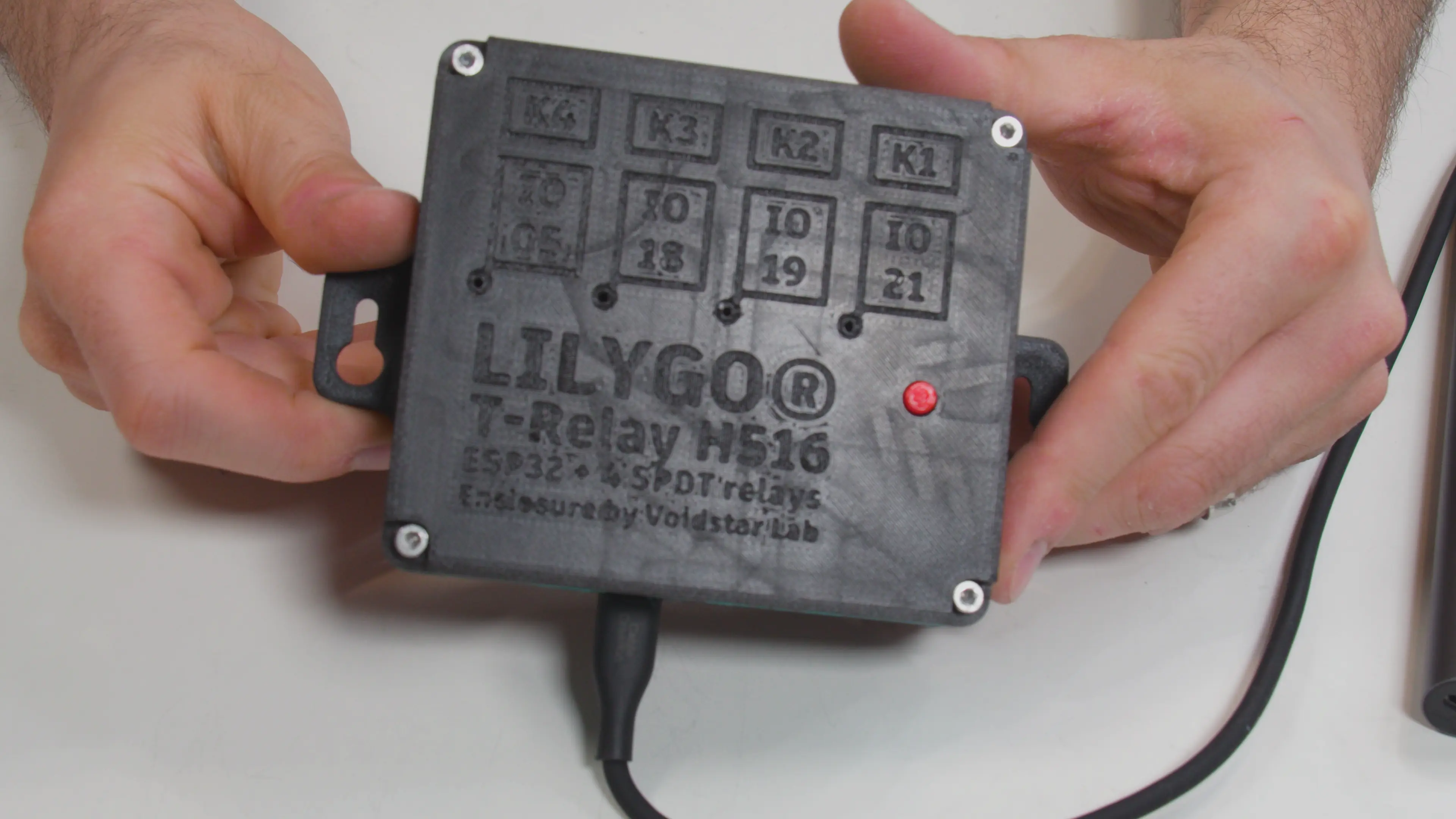 Lilygo T-Relay H516 Enclosure 3d model